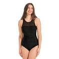 thumbnail image 1 of Krista Women's High Neck Mesh One-Piece Swimsuit, 1 of 8