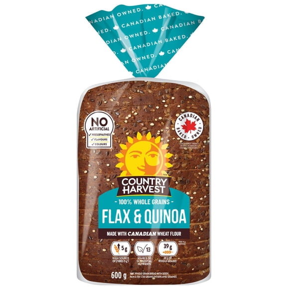 Pain tranché Lin et quinoa de Country Harvest