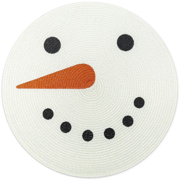 Holiday Time snowman placemat Walmart.ca
