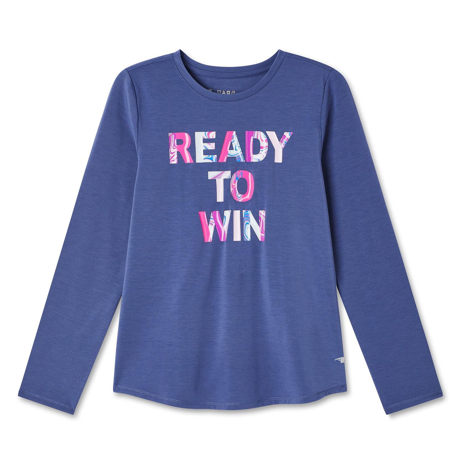 Athletic Works Girls' Long Sleeve Tee