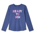 thumbnail image 1 of Athletic Works Girls' Long Sleeve Tee, 1 of 2