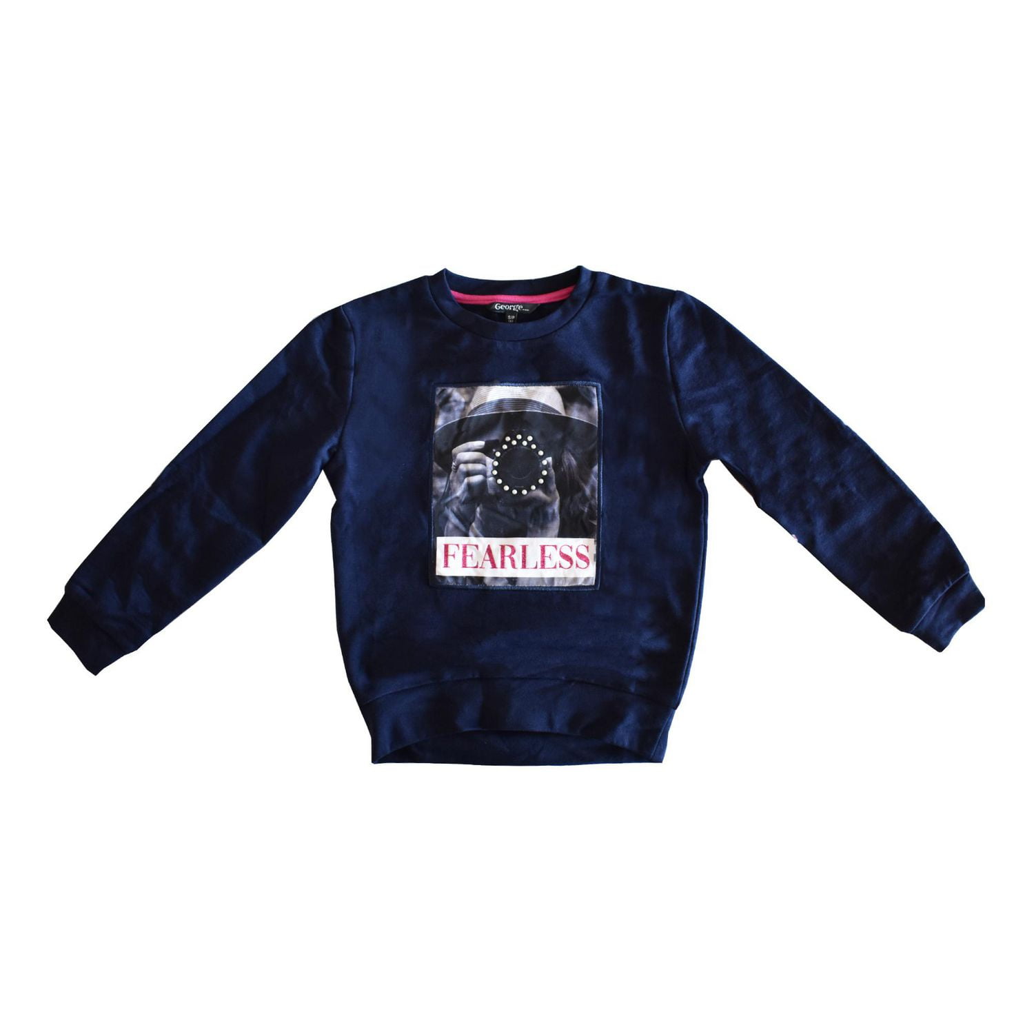 George Girls' Crew Neckline Fleece Top