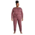 thumbnail image 1 of George Plus Women's Henley Tee 2-Piece Set, 1 of 6