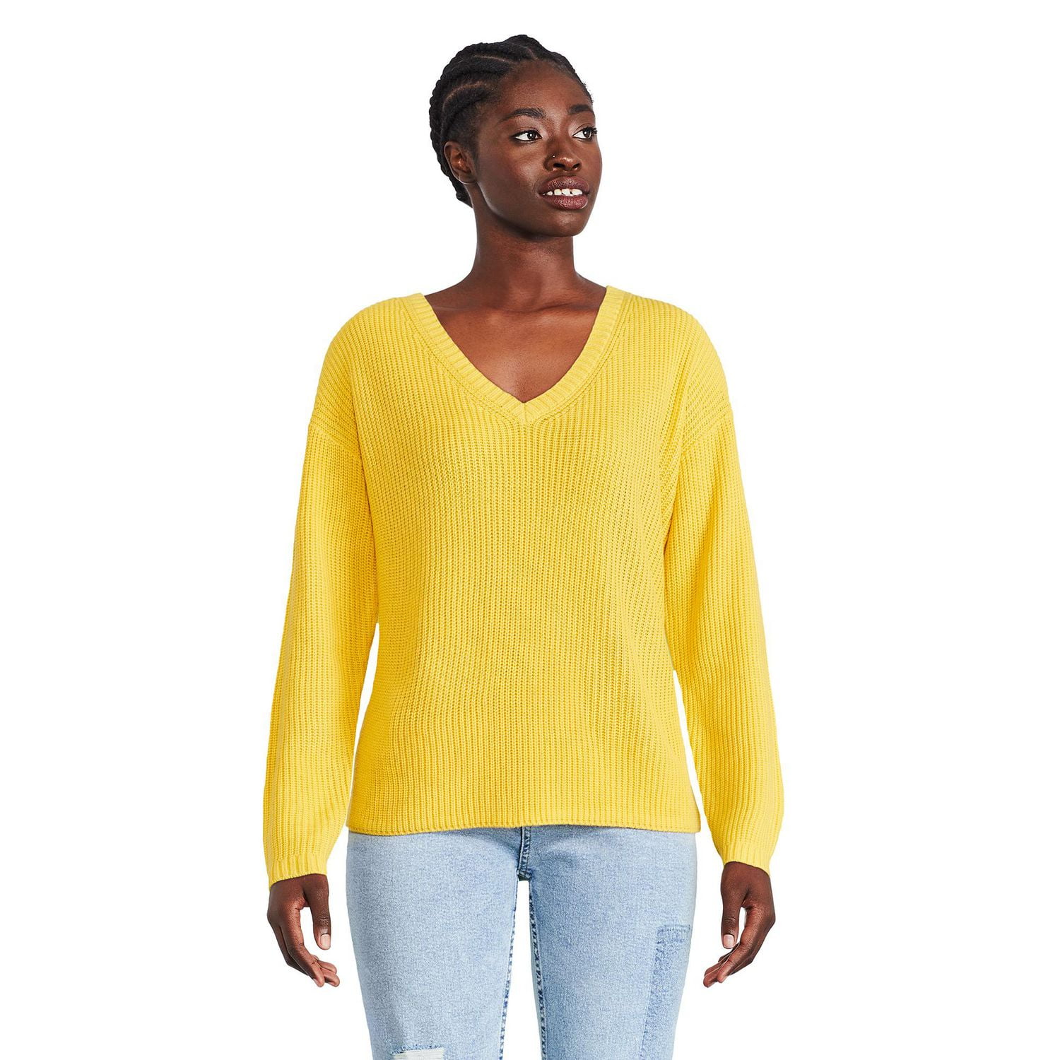 Yellow sweater sale women