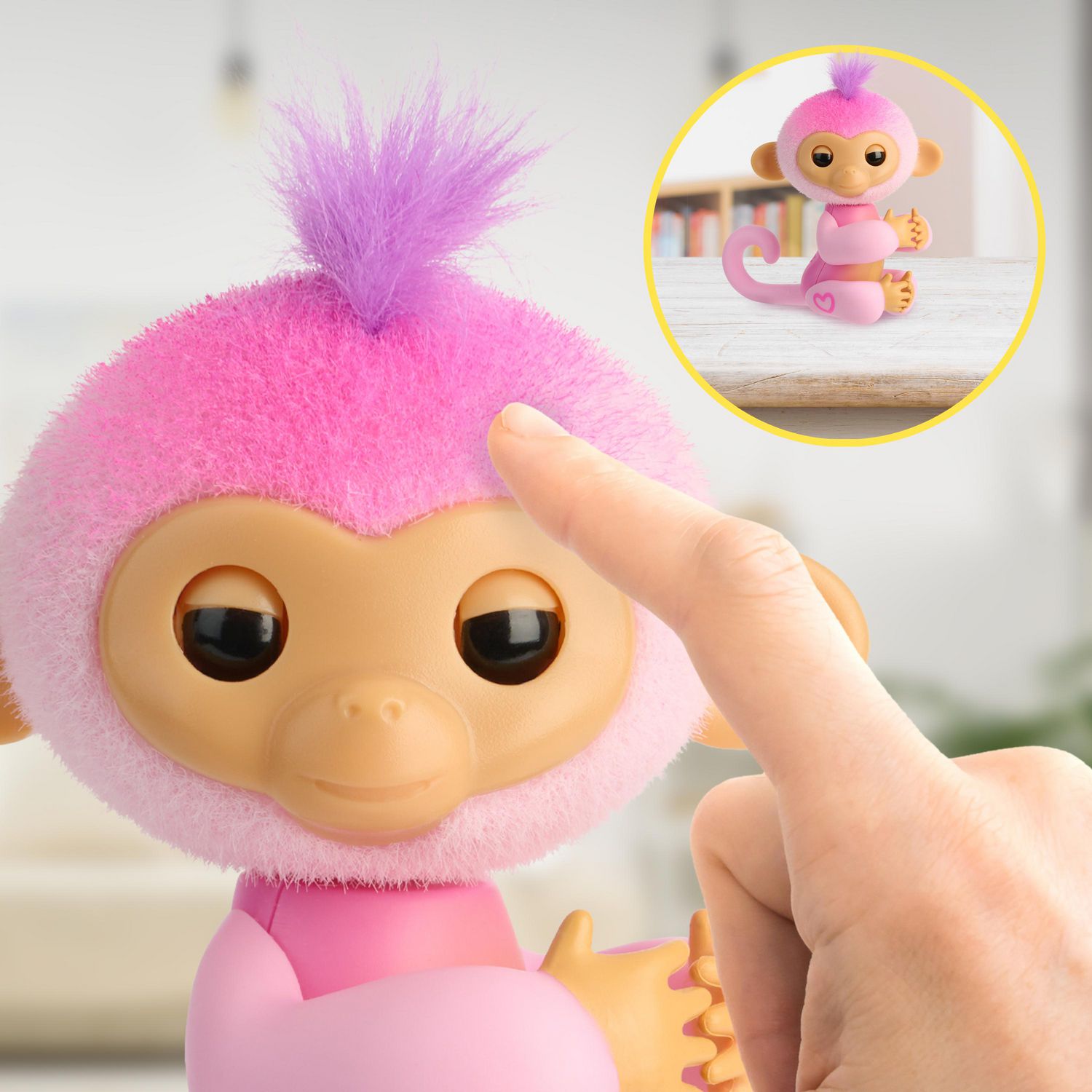 Universal - Jouets pour enfants, singes à doigts, animaux de compagnie pour  bébés interactifs (violets) - Jouet électronique enfant - Rue du Commerce