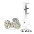 thumbnail image 2 of Quintessential Sterling silver Crystal "Bow" Stud Earrings, 2 of 4
