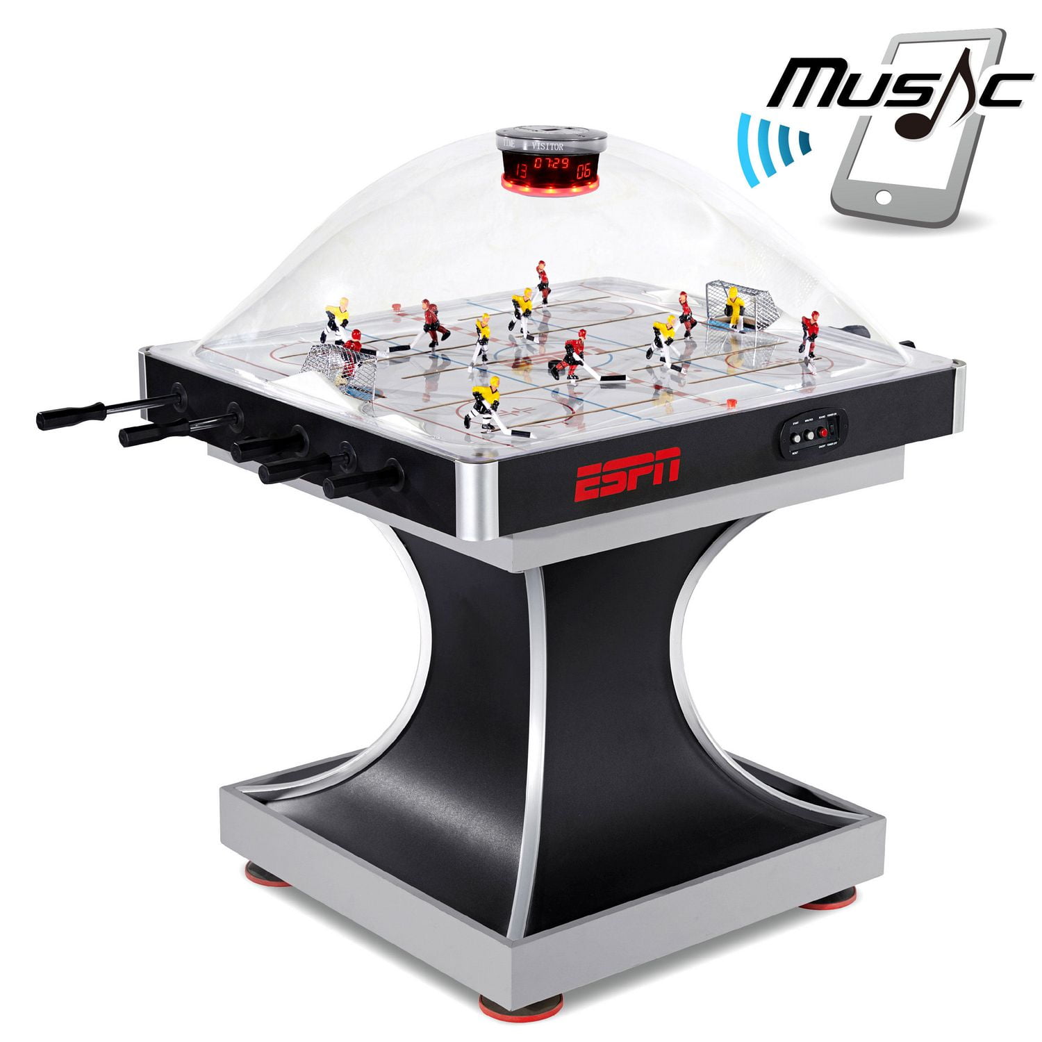 ESPN Supreme Dome Stick Hockey with Overhead Electronic Scorer 