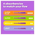 thumbnail image 2 of Tampax Radiant Plastic Super plus Absorbency Unscented Tampons, 2 of 9