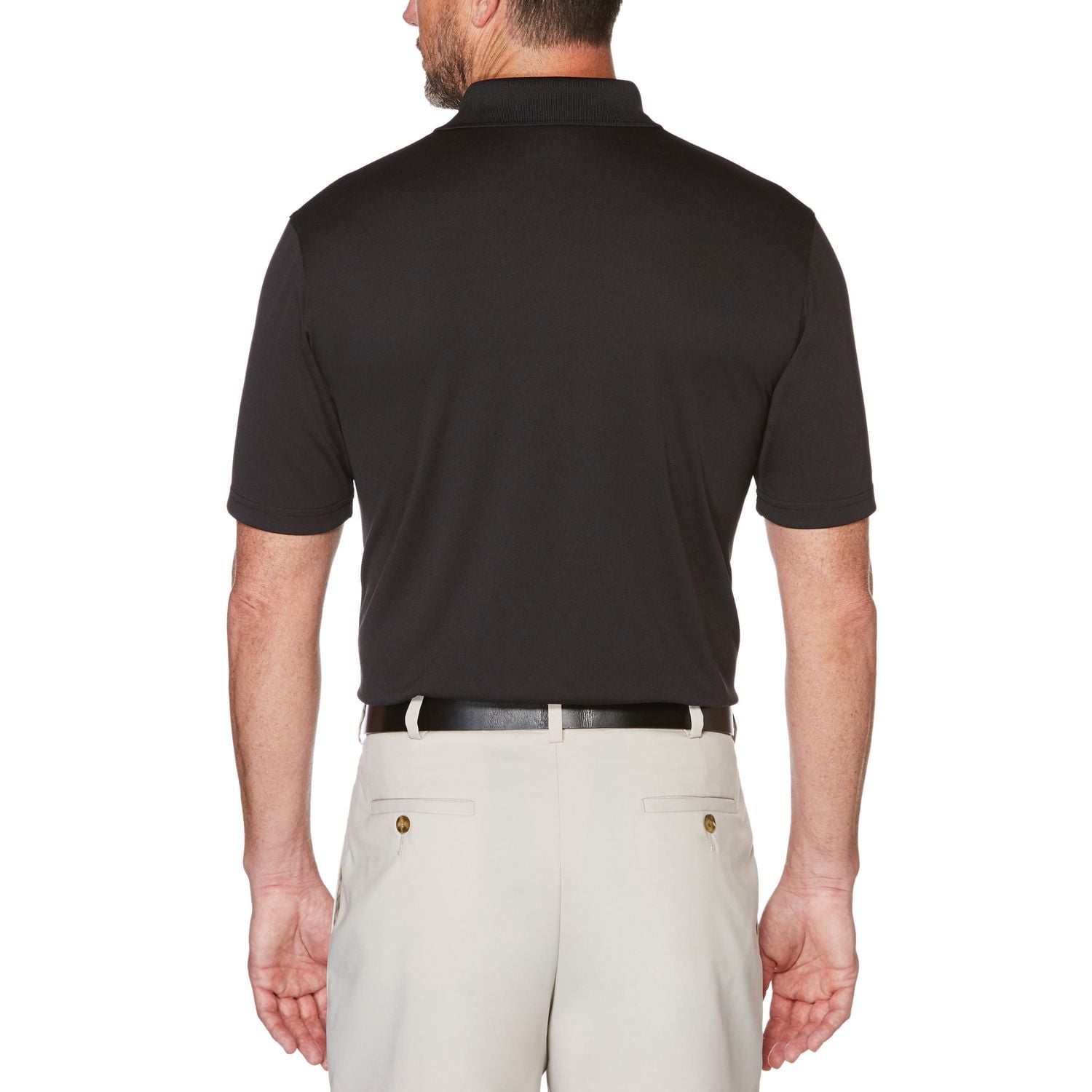 Ben Hogan Men's Performance Solid Ventilated short Sleeve Polo Shirt