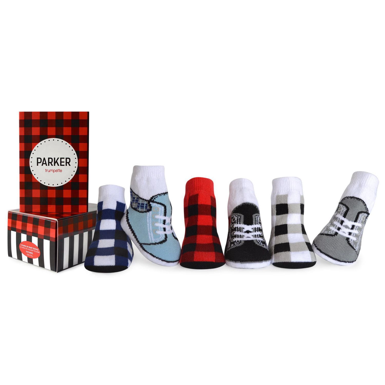 Trumpette Bebe Tout Petit Garcon Parker Coffret Cadeau A Carreaux Nouveaute Baby Shower 0 12 Mois Walmart Canada