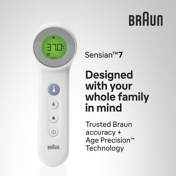 Braun Thermomètre Frontal Sans Contact Sensian 7 BNT 400 pas cher