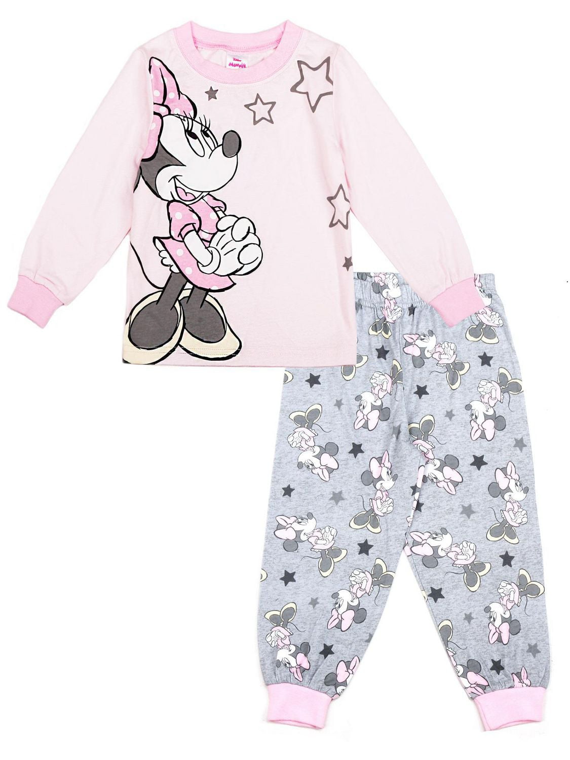 Minnie Mouse Two Piece Sleep Set For Girls 