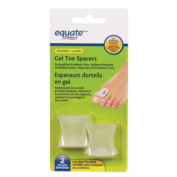Equate Gel Toe Spacers, Toe Separator