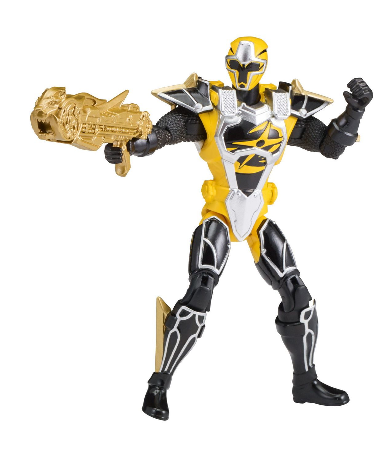 Power Rangers Super Ninja Steel Ninja Master Mode Yellow Ranger Figure Walmart