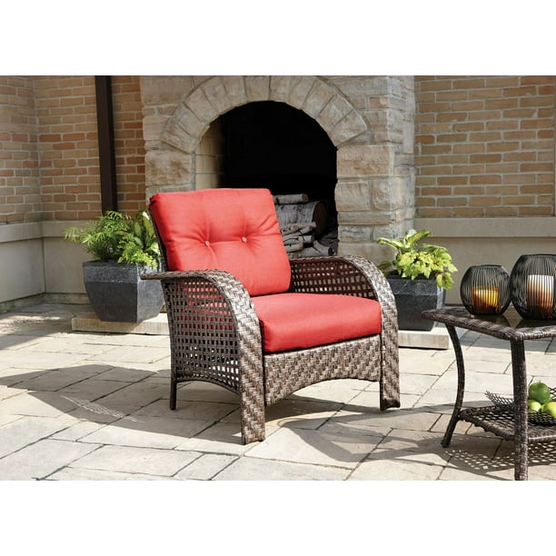 hometrends Toscane Chaise Longue - Rouge