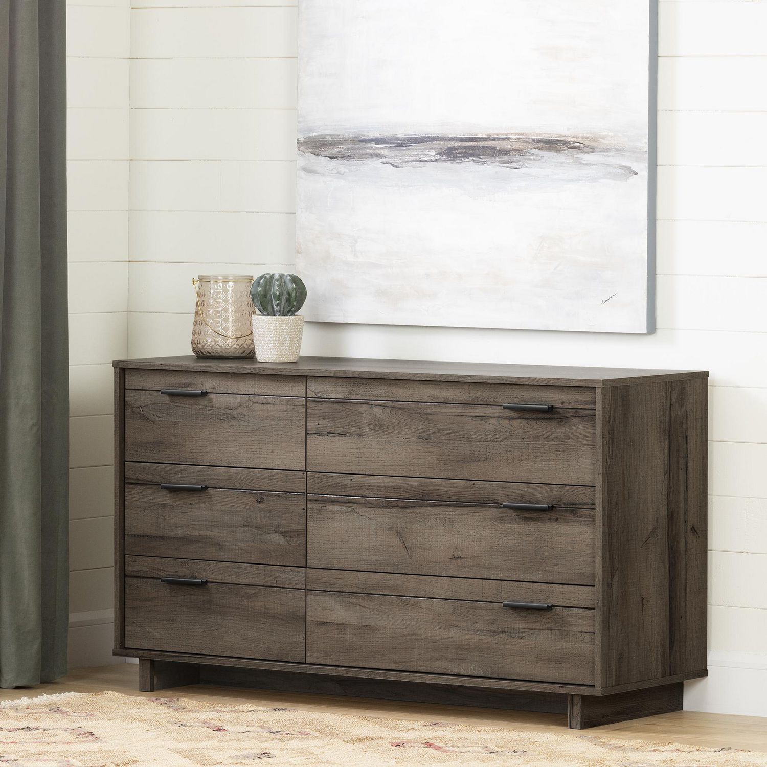 South Shore Fynn 6 Drawer Double Dresser Walmart Canada