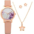 thumbnail image 1 of Ladie's Fashion Watch Set with Rose Gold Necklace and Heart Earrings, 1 of 2