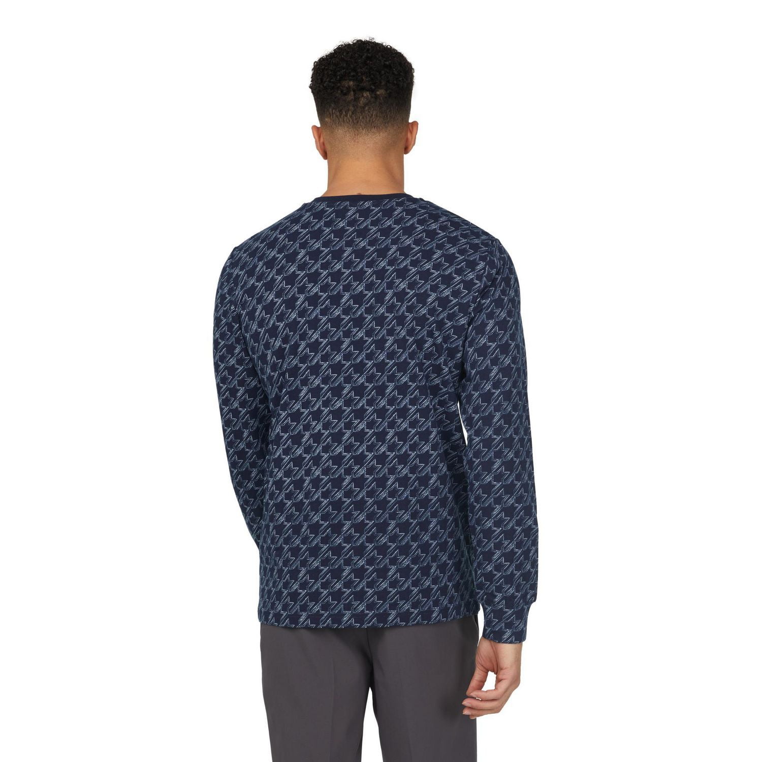 Chandail Henley à manches longues pour hommes avec imprimés chevrons Mexx