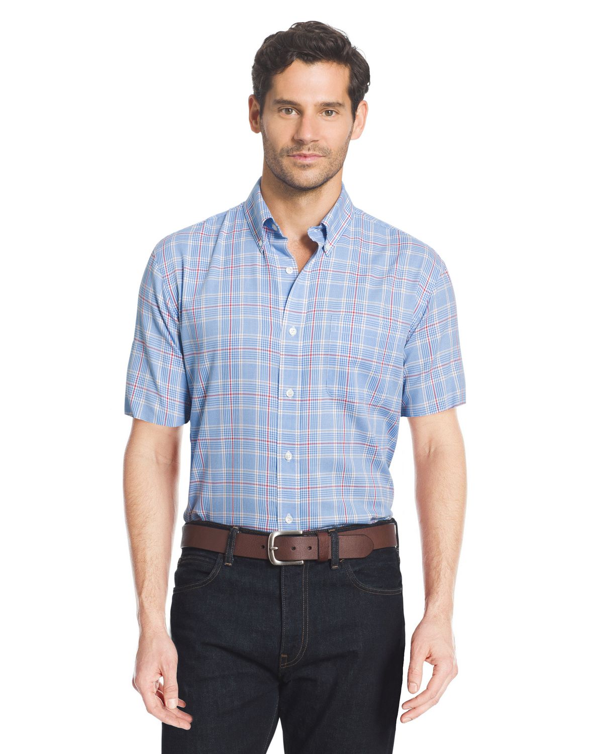 Arrow Men's Short Sleeve Poplin Casual shirt | Walmart Canada