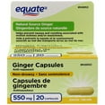 thumbnail image 1 of Equate Ginger Capsules, 550 mg, 1 of 1