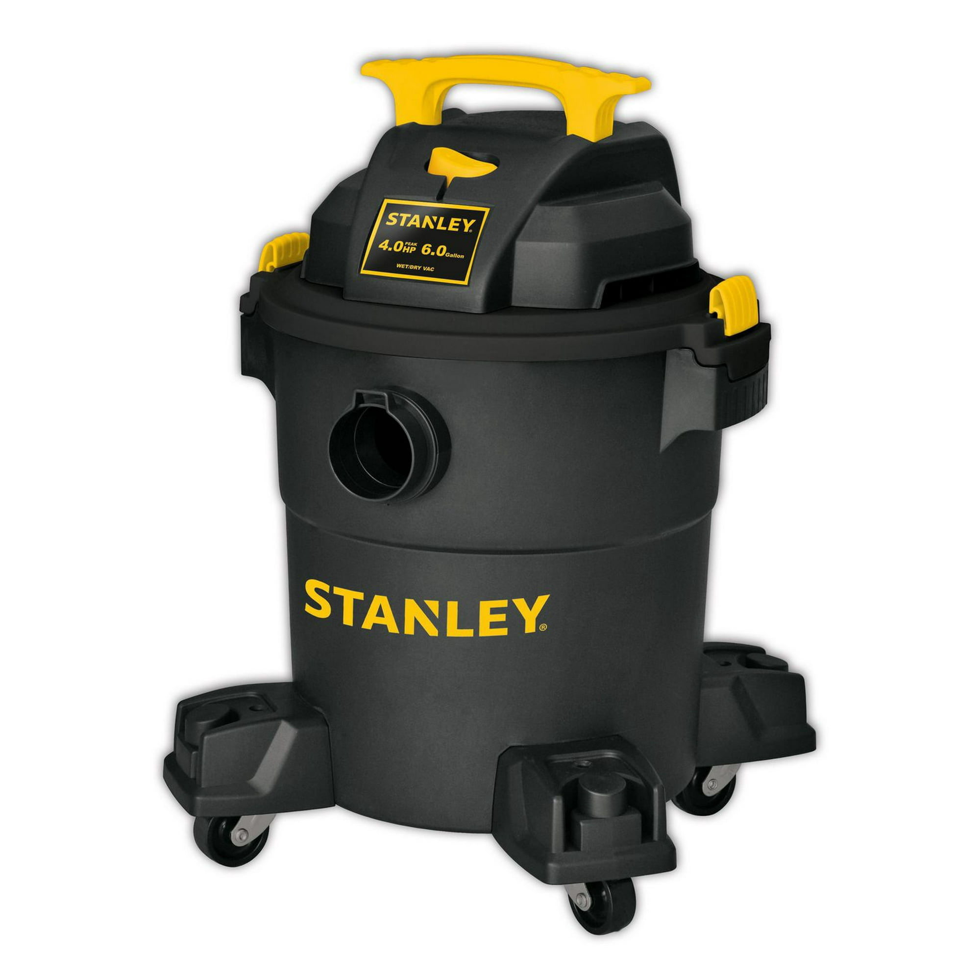 Stanley 6 Gallon Wet/Dry Vacuum, 4.0 Horsepower, 6.0 Gallon, 22.7L 