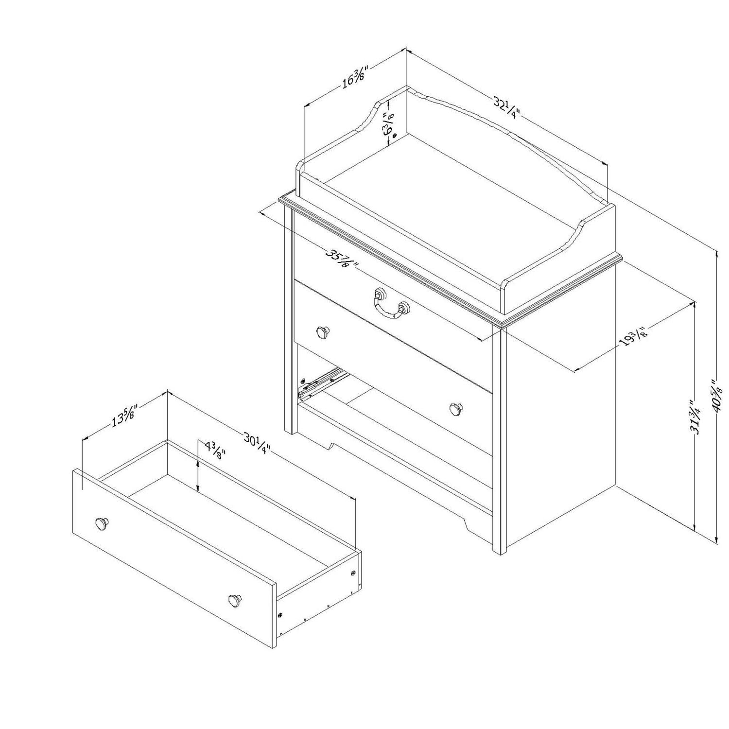 Aviron shop changing table