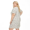 thumbnail image 2 of George Plus Women's Rolled Sleeve Nightshirt, 2 of 6