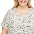 thumbnail image 4 of George Plus Women's Rolled Sleeve Nightshirt, 4 of 6