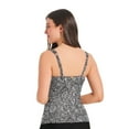 thumbnail image 2 of Krista Women's Crossover Sweetheart Neckline Tankini Swim Tops, 2 of 8