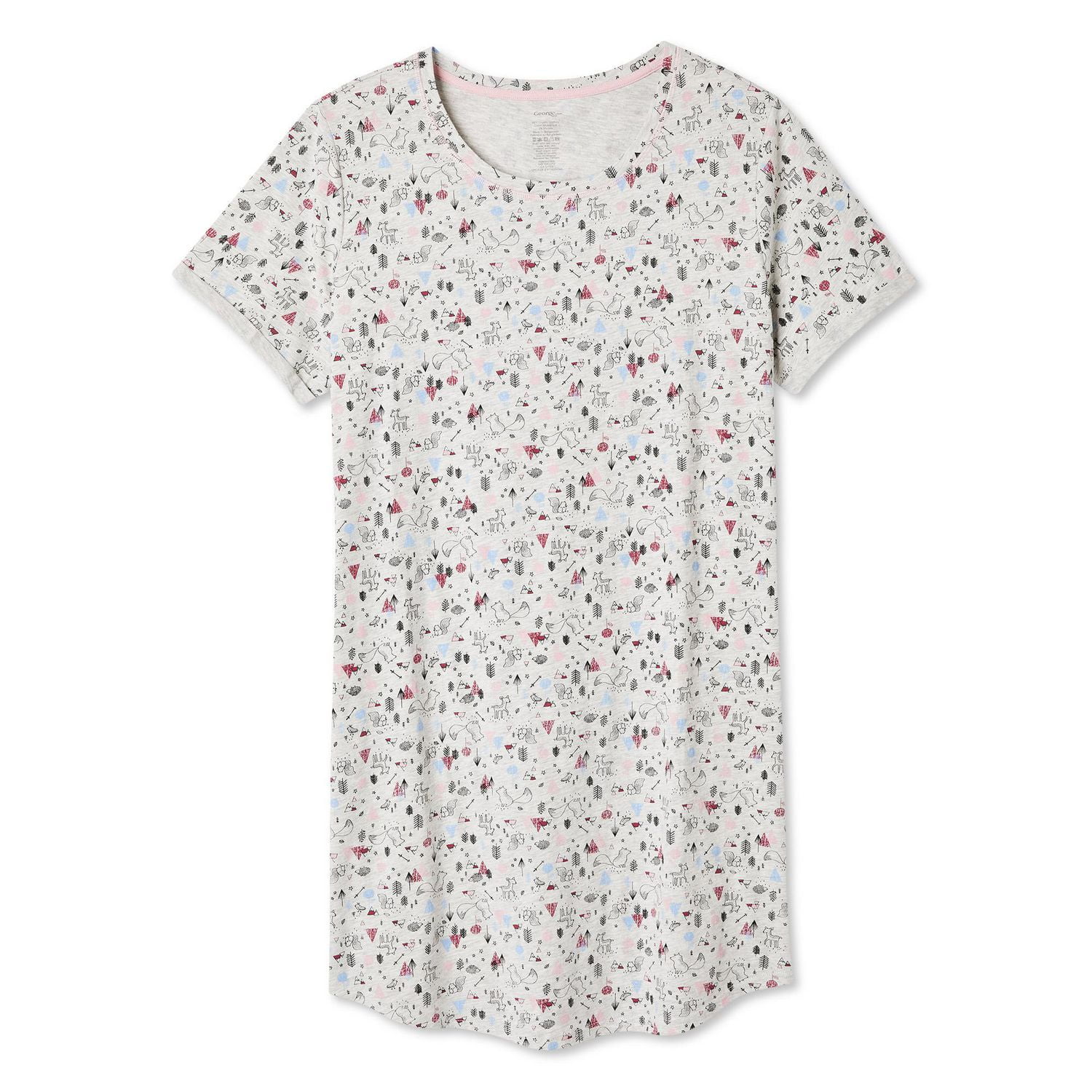 George Plus Women's Rolled Sleeve Nightshirt