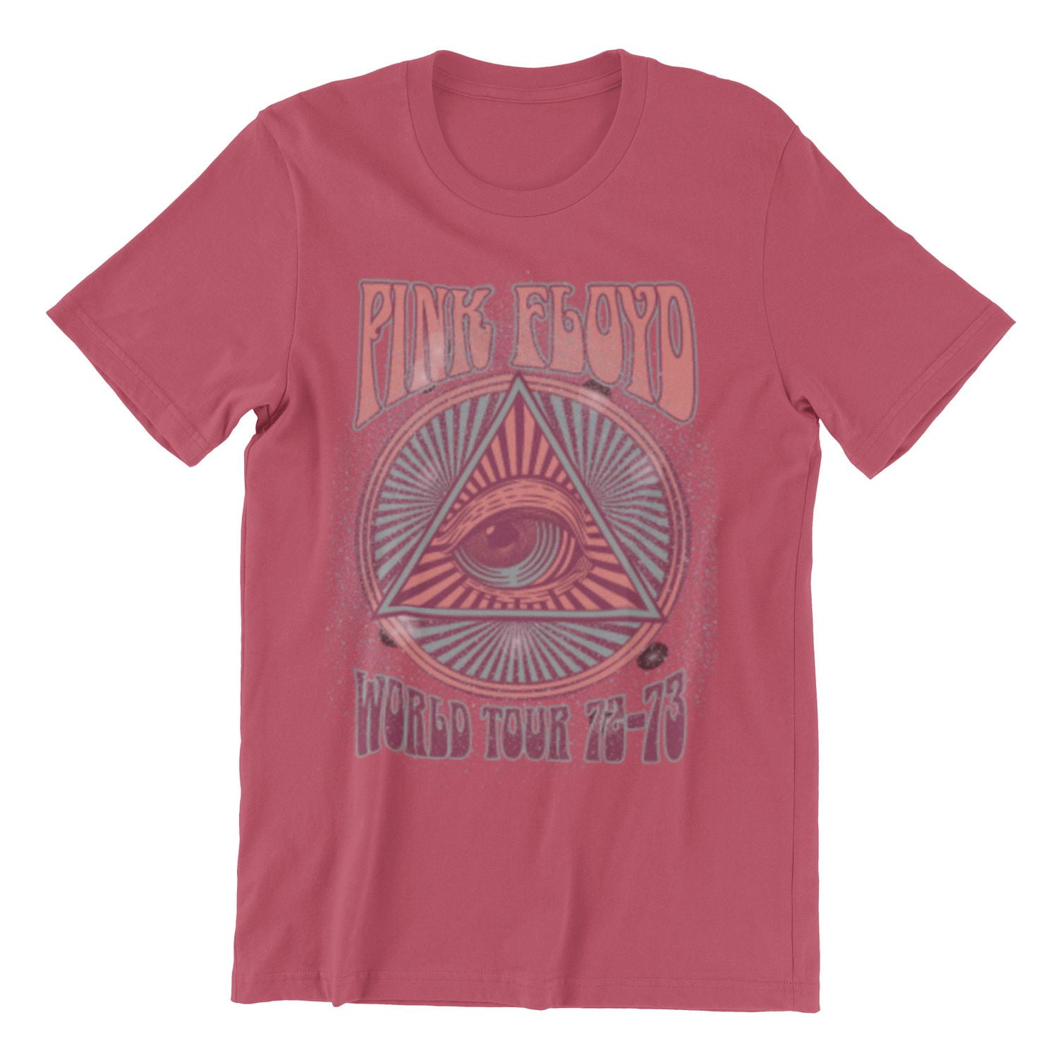Pink Floyd Tee shirt femme. Ce t-shirt à manches courtes et col rond pour femme peut facilement être porté avec votre jean ou votre bas préféré et