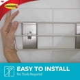 thumbnail image 3 of Command™ Bath Caddy BATH31-SN-EF, Satin Nickel, 6.5 lbs (2.9 lbs), 3 of 9