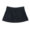 thumbnail image 3 of Krista Women's Black A-Line Swim Skirt with Built-In Shorts Bottom, 3 of 3