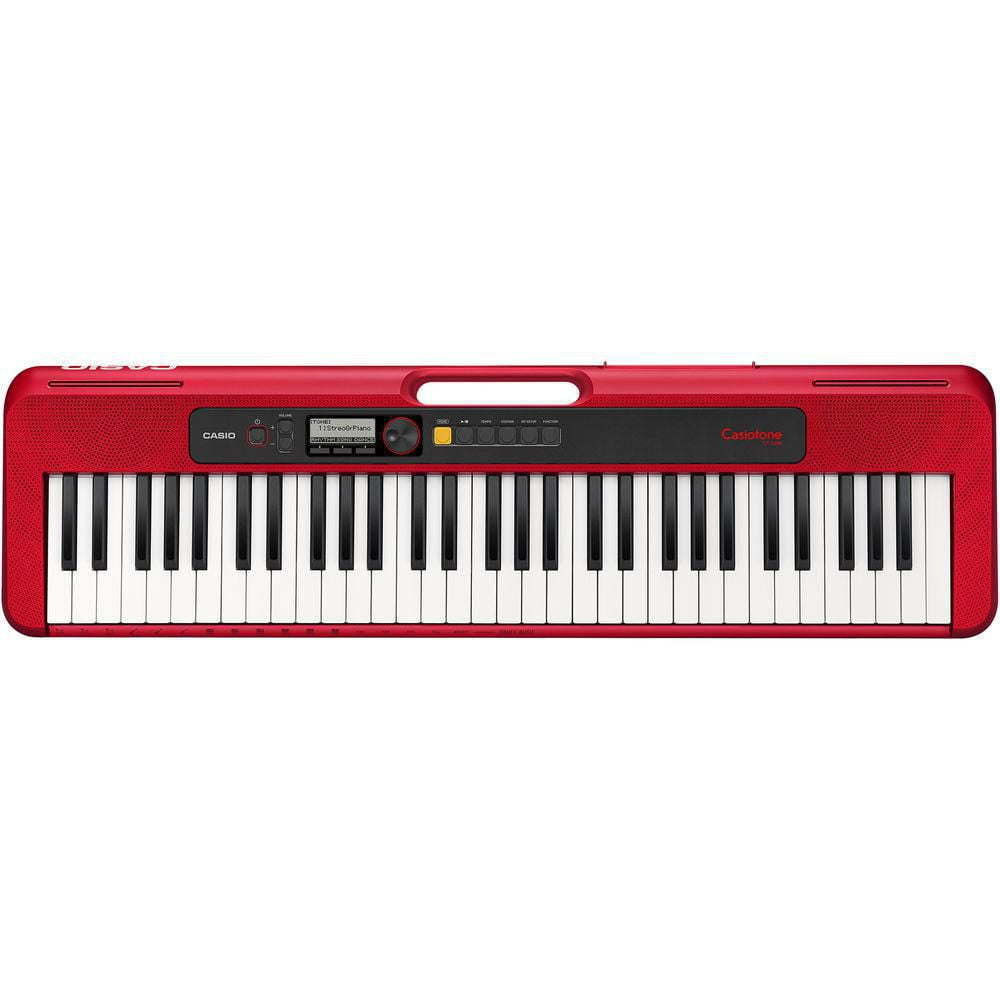 Casio Casiotone CT-S200 Portable 61-Key Digital Piano (Red