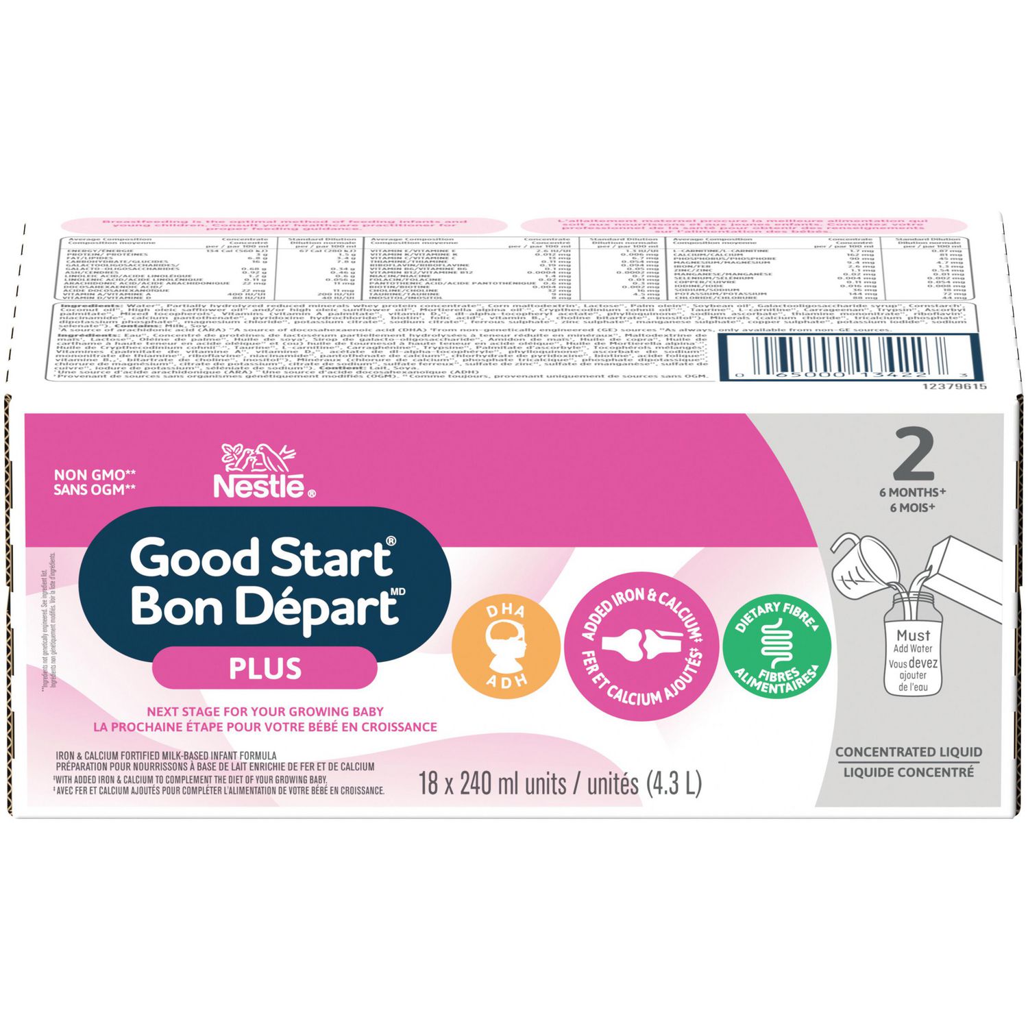 NESTLÉ® GOOD START® PLUS 2 Baby Formula, Concentrated ...