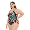 thumbnail image 3 of Krista Plus Maillot de bain une pièce asymétrique torsadé devant pour femme, 3 of 4