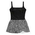 thumbnail image 4 of Krista Plus Women's Square Neck One Piece Swim Dress with Printed A-Line Skirt, 4 of 4