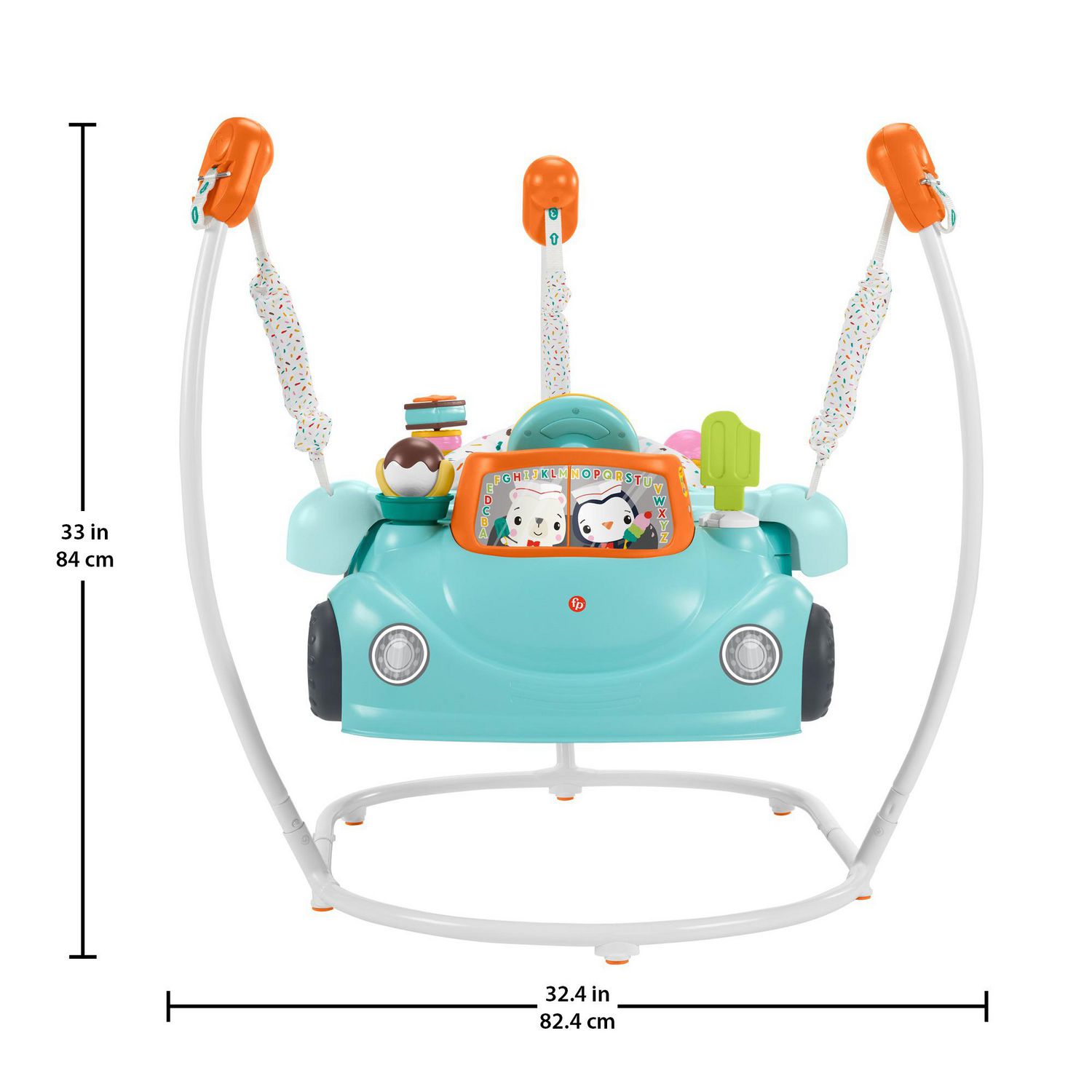 Fisher-Price 2-in-1 Sweet Ride Jumperoo Baby Activity Center