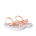 thumbnail image 2 of George Toddlers' Unisex Rainbow Flip Flops, 2 of 4