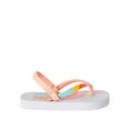 thumbnail image 1 of George Toddlers' Unisex Rainbow Flip Flops, 1 of 4