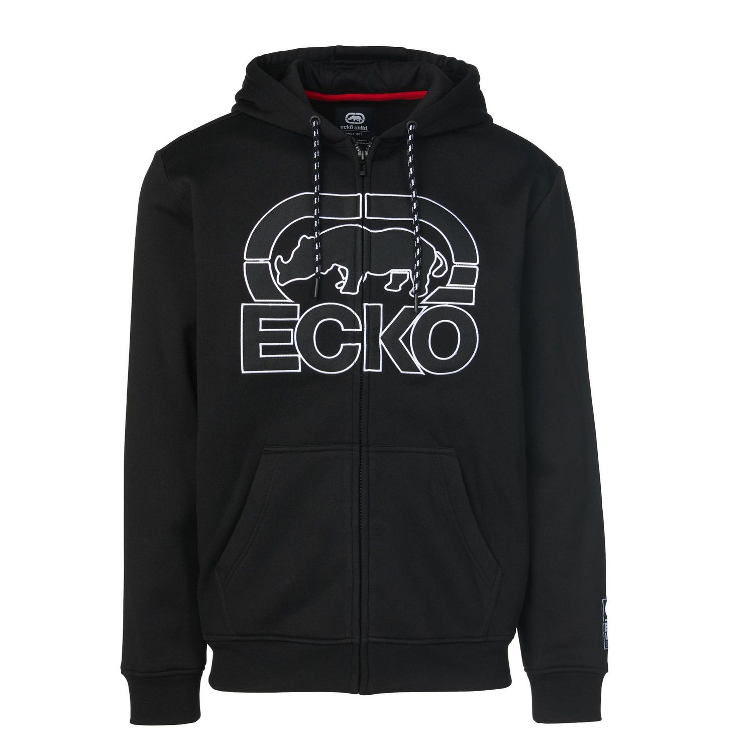 Ecko Unltd. Men’s Sweatshirt Rhino Love Fz Zip Sweater Fleece Hoodie ...