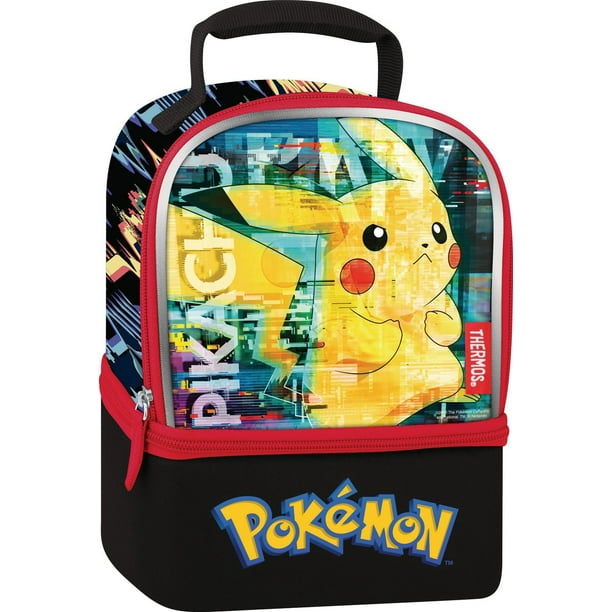 Pokemon Thermos Insulated Dual Section Lunch Bag Pikachu
