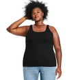 thumbnail image 1 of George Plus Women's Rib Tank, 1 of 6