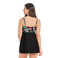 thumbnail image 3 of Krista Women's V-neck Ruched front One Piece Swim Dress, 3 of 7