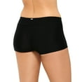 thumbnail image 2 of Krista Women's Full Coverage Black Swim Boyshorts Swim Bottoms, 2 of 5