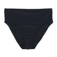 thumbnail image 3 of Krista Women's Black High Waist Full Coverage Bikini Briefs Swim Bottoms, 3 of 3