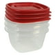 Rubbermaid Easy-Find Lid Food Storage Container Value Pack, 2-296 mL, 1-473mL - image 2 of 5