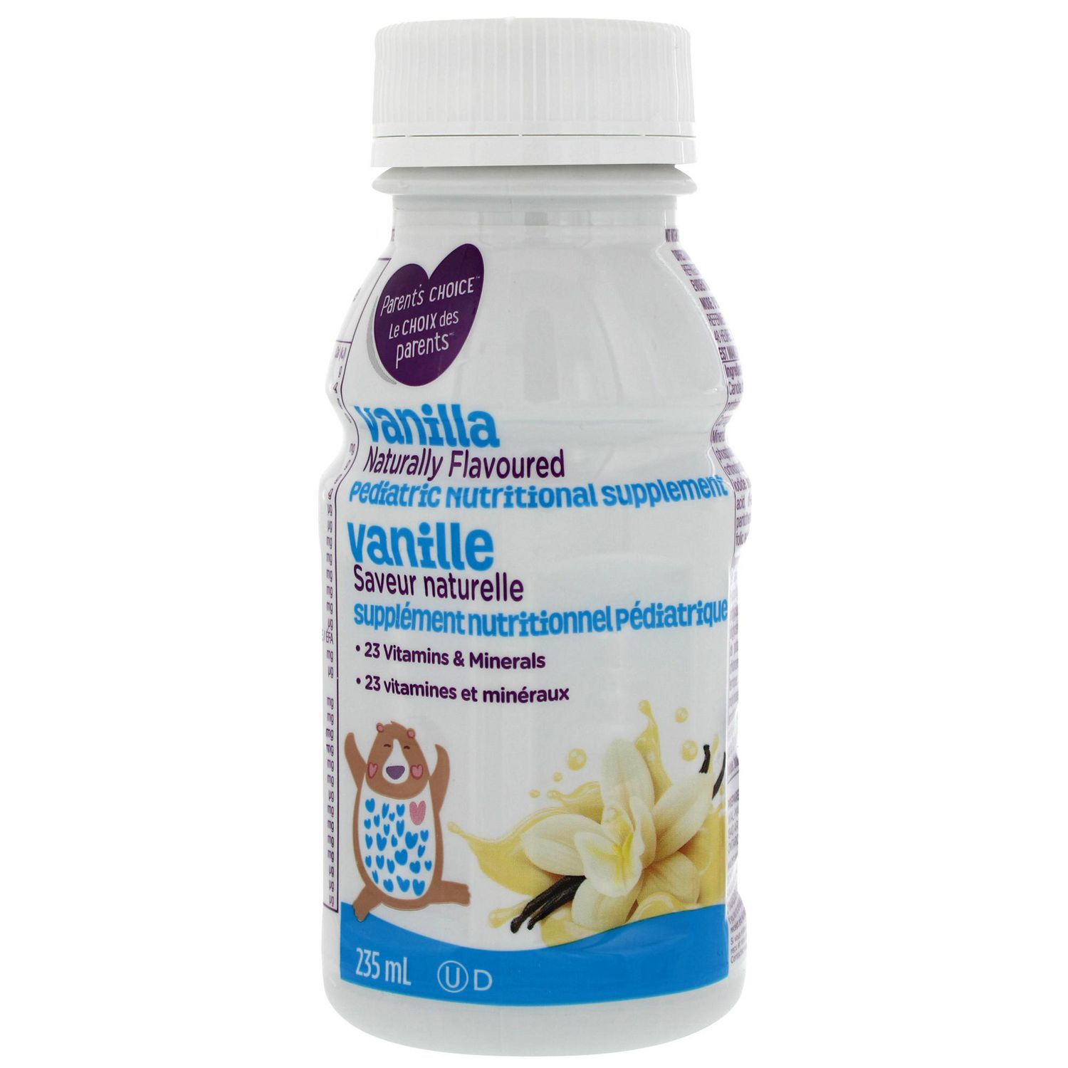 Parent's Choice Vanilla Naturally Flavoured Pediatric Nutritional  Supplement 