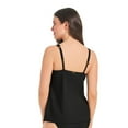 thumbnail image 3 of Krista Haut de maillot de bain tankini évasé en maille à col haut pour femme, 3 of 8