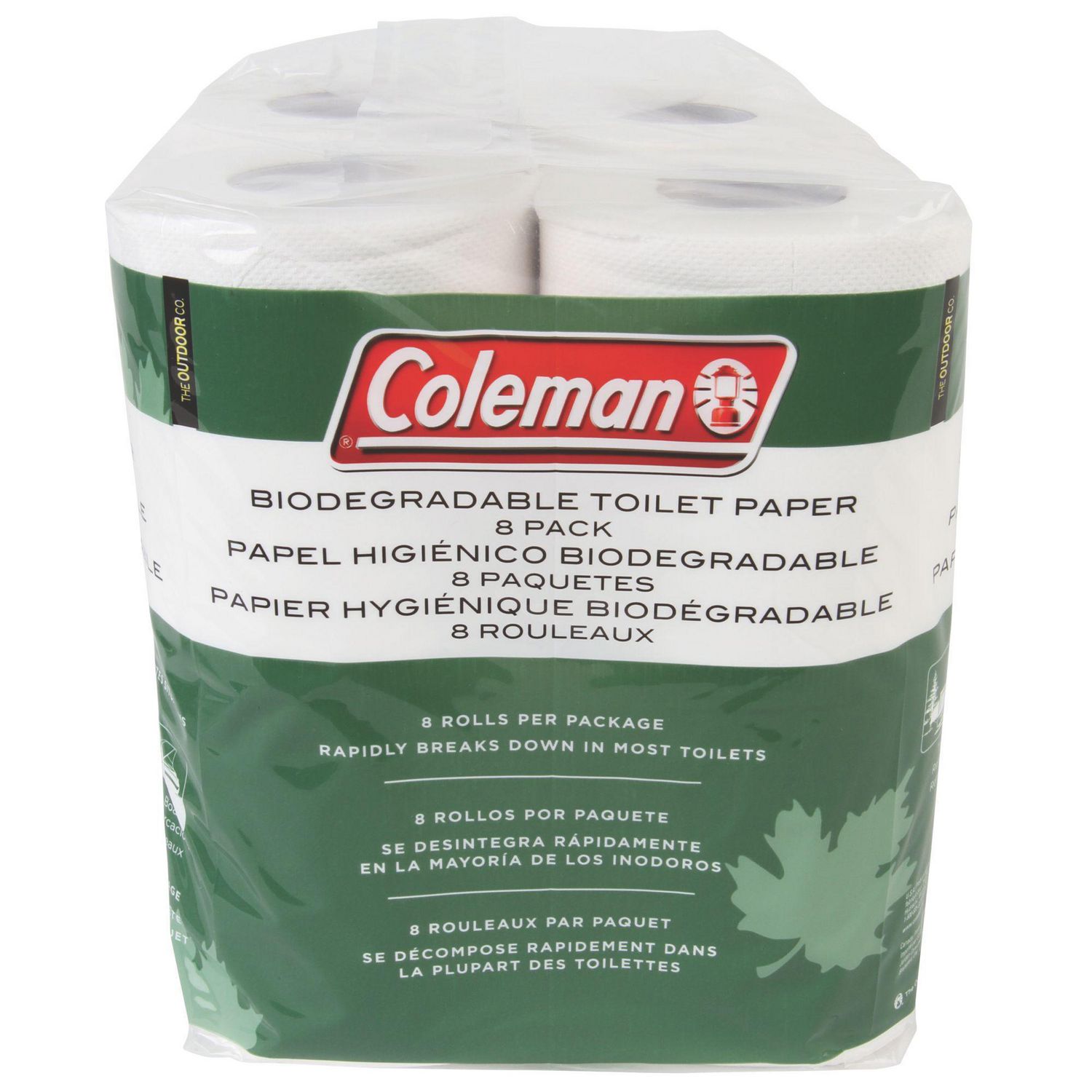 Coleman Biodegradable Toilet Paper - 8 Pack 
